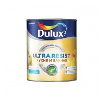 Краска Dulux Ultra Resist Кухня и Ванная мат BC 0,9л (только под колеровку)