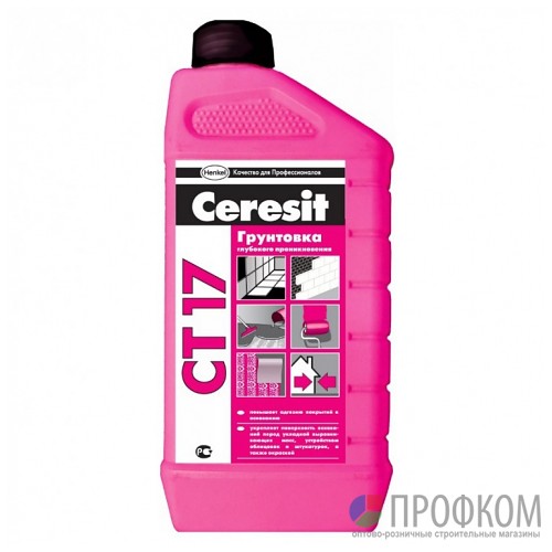 Грунтовка глубокого проникновения Ceresit СТ 17 (1 кг)