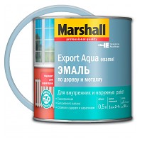 Эмаль Marshall Export Aqua белая полуматовая 0,8 л